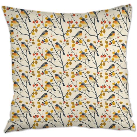 Housse de coussin 45x45 cm en polyester lavable pour couple mère père famille amis amoureux animaux de compagnie (1/5)