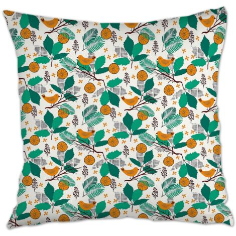 Housse de coussin carrée standard 45x45cm inaltérable pour mariage, anniversaire, la Saint-Valentin, la Fête des Mères (1/5)