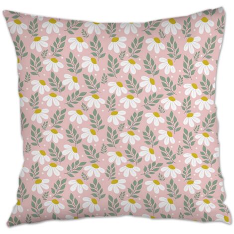 Housse de coussin carréelavable pour canapé ou lit décoration de la saint-valentin (1/5)