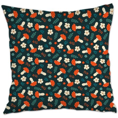 Housse de coussin carréecachée zippée pour mariage, anniversaire, la Saint-Valentin, la Fête des Mères (1/5)