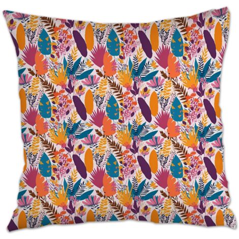 Housse de coussin 45x45 cm carrée doux et respirant pour Noël, la Saint-Valentin, anniversaire (1/5)