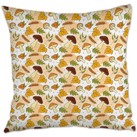 Housse de coussin 45x45 cm en polyester fermeture à glissière pour chambre à coucher salon décoration de la saint-valentin (1/5)