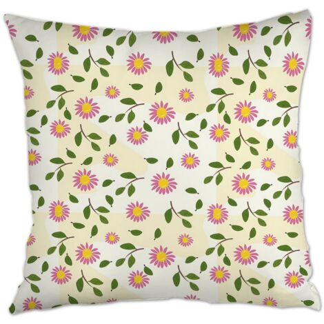 Housse de coussin 45x45 cm carrée anti-ride pour la Saint-Valentin, la Fête des Mères, anniversaire (1/5)