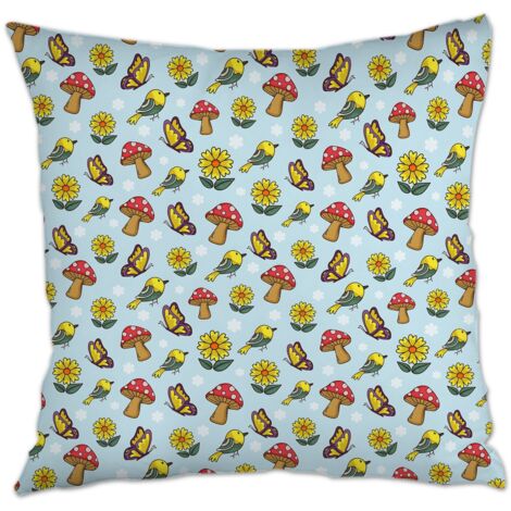Housse de coussin carrée standard 45x45cm résistant aux tachespour noël action de grâce (1/5)