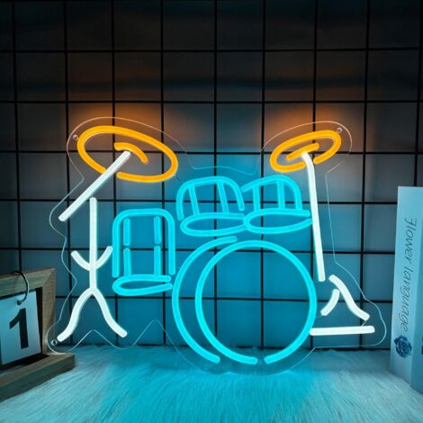Lumière néon batterie, batterie LED réutilisable, idéale pour les chambres et salons d'enfants (1/5)