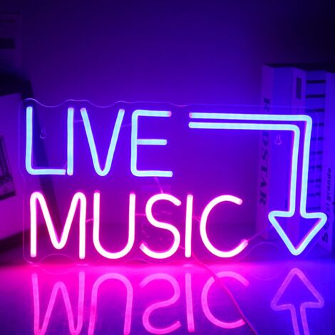 Lumières lumineuses pour la musique live, idéales pour les studios de musique, alimentation USB, décoration murale, idéal pour les bars, les studios de musique, les chambres et les fêtes (1/5)