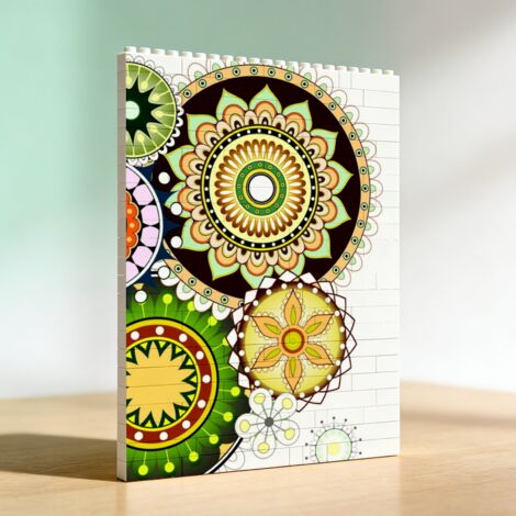 Cadre adulte en briques, cadeau pour couple (1/5)