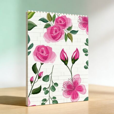Cadre en blocs de construction, cadeau pour amoureux (1/5)