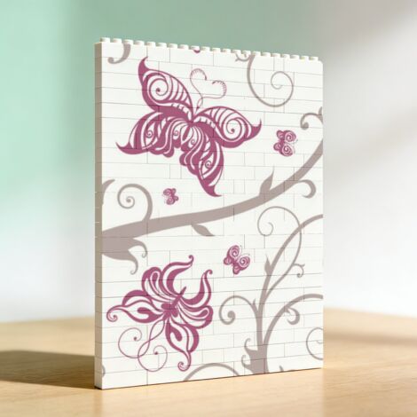 Cadre en blocs de construction, cadeau pour saint valentin (1/5)