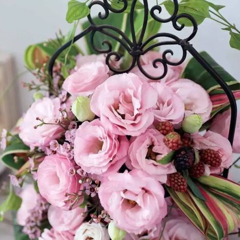 1000 Lisianthus Rose Graines – Fleurs Décoratives Jardin Floraison Longue