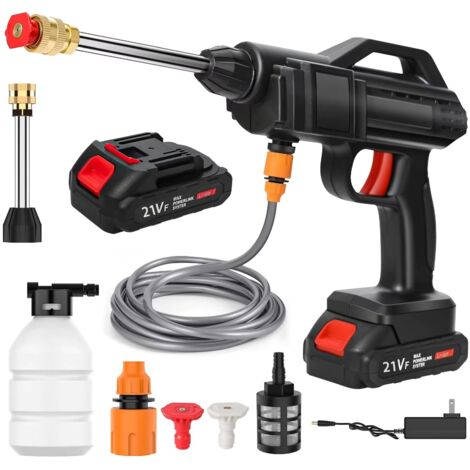Makita nettoyeur haute pression sans fil 50Bar, batterie 21V pour lavage extérieur avec 1 batterie