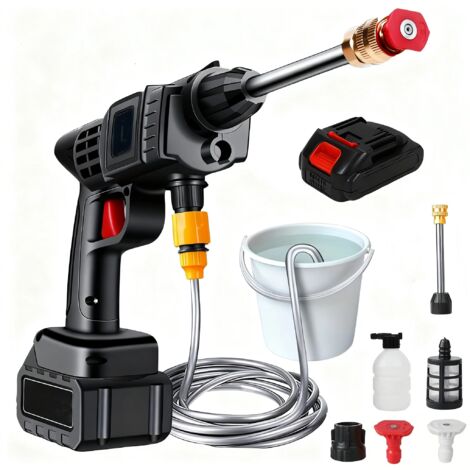 Nettoyeur haute pression 50Bar sans fil Makita 24V, 1 batterie, pour lavage extérieur