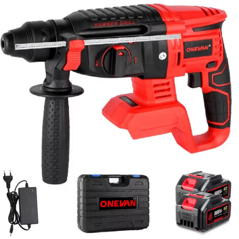Marteau perforateur sans fil 2000W Brushless Makita 18V outil multifonction puissant avec 2 batteries lithium (1/5)