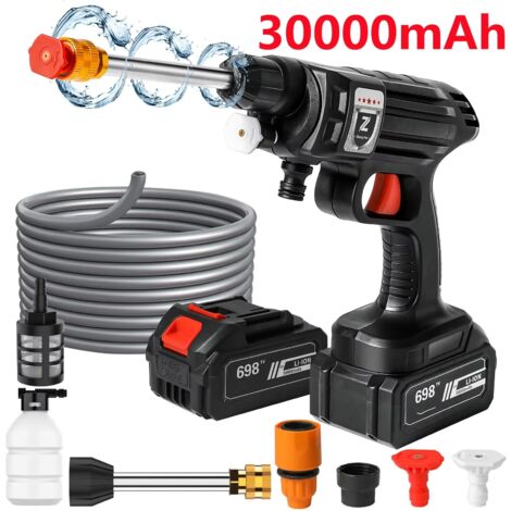 Nettoyeur haute pression sans fil 30Bar, 30000mAh, pour lavage de voiture et jardin (1/5)