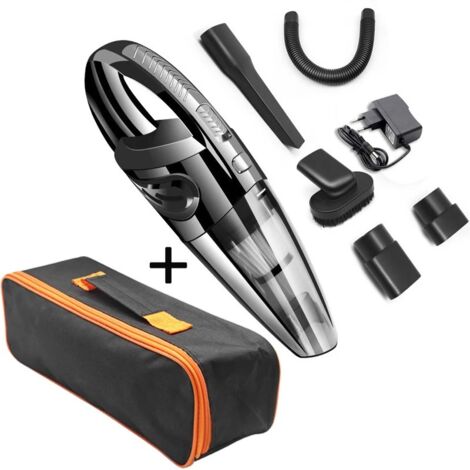 Aspirateur de voiture sans fil, aspirateur domestique portatif, petit aspirateur sec et humide double usage, haute puissance, sac de rangement inclus (1/5)