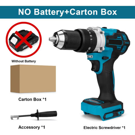 Perceuse percussion sans balai – 650 Nm – Mandrin 13 mm – 20+3 couples – Makita 18V – Format nu (1/5)