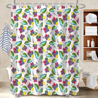 Voile de douche polyester 180x180 cocooning rideau étanche pour salle d’eau sans fenêtre