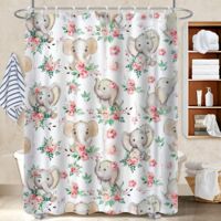 Rideau de bain 180x180 bordure lestée voile de douche pour salle de bain avec douche à l’italienne