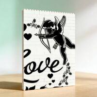 Cadre anniversaire en blocs pour adultes, idée de cadeau d’anniversaire