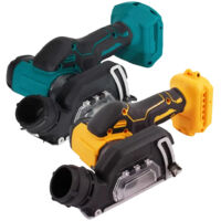 Meuleuse d’Angle Sans Fil 3 Pouces 20V Mini Scie Circulaire Outil Électrique Compatible Batterie Makita / Dewalt, Bleu