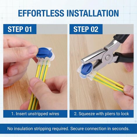 Connecteurs de Câbles pour Robot Tondeuse - 10 Raccords Remplis de Gel