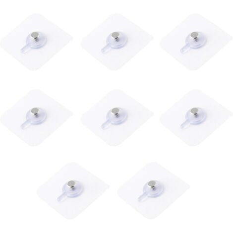 Lot de 10 accroches tableaux sans percer, fixation cadre adhésif, crochet mural