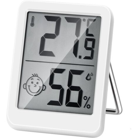 Thermo-hygromètre digital intérieur haute précision – Température et humidité, indicateur confort (1/5)