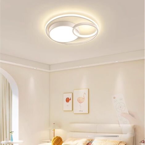 Plafonnier LED Rond Moderne avec Télécommande – Luminaire Dimmable 3 Températures pour Salon, Chambre et Cuisine (1/5)
