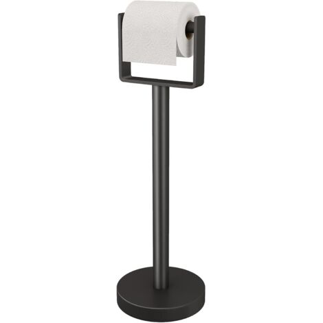 Porte Papier Toilette Autoportant – Base Lestée Anti-Basculement, Acier Inoxydable, Support Rouleau Pratique pour Salle de Bain (1/5)