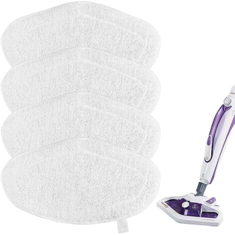 Lot de 4 Chiffons Lavables pour Balai Vapeur Polti – Serpillères de Rechange 31x18 cm (1/5)