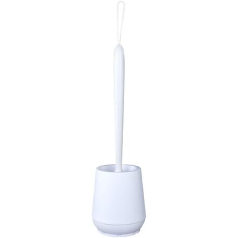 Brosse WC Silicone avec Support – Ensemble Hygiénique Toilette, Poils Souples, Manche Long, Idéal Salle de Bain et Nettoyage Profond (1/5)