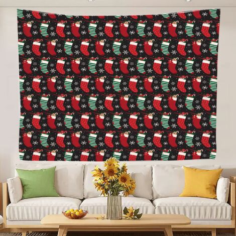 Jolie tapisserie pour chambre à coucher, tapisserie vintage tendance pour la décoration de table et de fêtes 150x130cm (1/5)