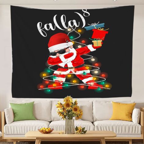 Tapisserie graphique vintage tendance pour la décoration de la chambre à coucher. 200x150cm (1/5)