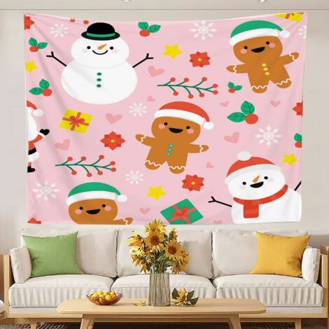 Tapisserie murale aux couleurs vives pour chambre d'adolescente, séchage rapide, idéale comme séparateur de pièce ou rideau de porte pour salon. 150x130cm (1/5)
