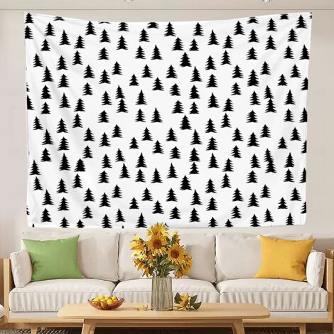Tapisserie murale nature imprimée, décoration murale pour chambre d'enfant 100x75cm (1/5)