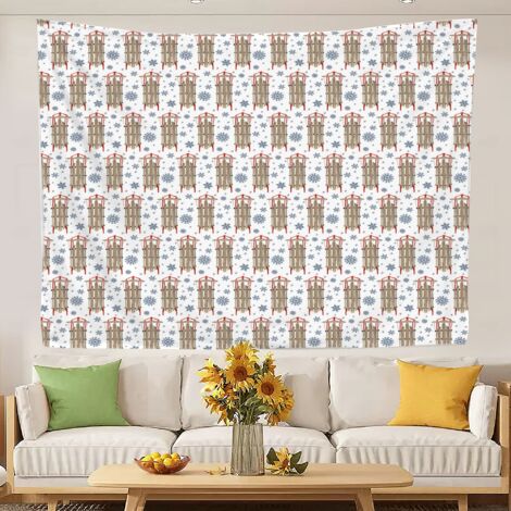 Tapisserie épaisse, colorée et tendance, idéale comme nappe ou décoration murale pour la chambre à coucher 100x75cm