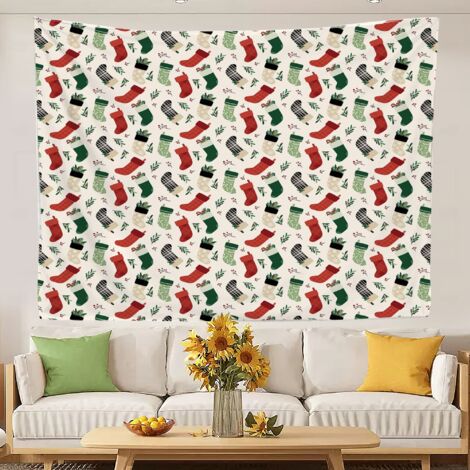 Tapisserie bohème à motif nature, couverture de plage à séchage rapide pour la décoration de la chambre 150x130cm (1/5)