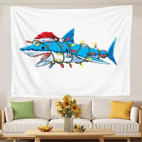 Tapisserie murale style couverture de plage rétro pour chambre de femme ou d'adolescente 100x75cm (1/5)