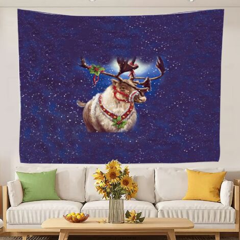 Tapisseries décoratives pour chambre à coucher - Tapisserie murale humoristique à suspendre pour la décoration murale 100x75cm (1/5)