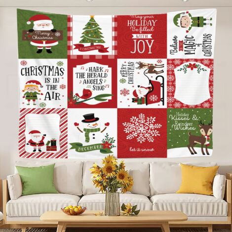 Tapisseries murales en tissu amusantes, nappes pour chambre à coucher, chambres d'étudiants 180x150cm (1/5)