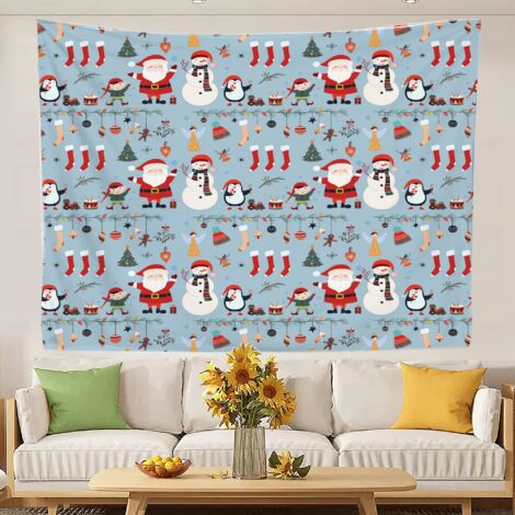 tapisserie bannière au design attrayant, nappes de chambre pour dortoir 180x150cm (1/5)