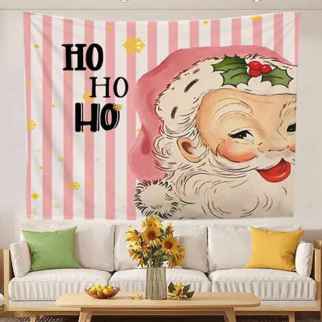Décoration murale en tissu - Tapisserie murale au design attrayant pour chambre à coucher ou décoration de fête 180x150cm (1/5)