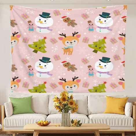 Tapisserie murale tendance pour chambre à coucher, séchage rapide, décoration intérieure 180x150cm (1/5)