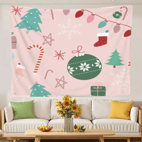 Tapisserie murale tendance pour chambre à coucher, idéale comme fond pour chambre à coucher, maison ou dortoir. 200x150cm (1/5)