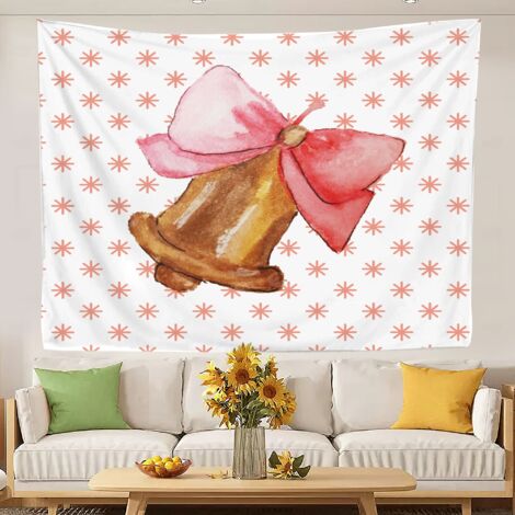 Tapisserie murale imprimée tendance pour la décoration de chambre à coucher 150x130cm (1/5)