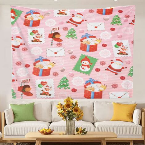 Tapisserie murale nature, tapisserie murale aux couleurs vives pour la chambre, nappes pour la décoration murale 100x75cm (1/5)