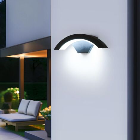 Applique murale LED 24W en aluminium – IP65, lumière blanche froide 6000K, extérieur (1/5)