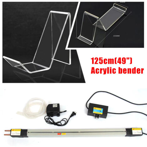 Machine de chauffage et pliage 1500W – 122 cm – 0–400°C réglable – pour plastique, plexiglas et PVC (1/5)