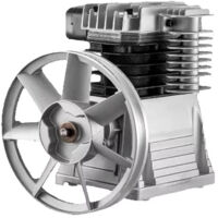 Tête de Compresseur d’Air Double Cylindre 2,2kW 375L/min 12CFM 11Bar 1300RPM Usage Industriel