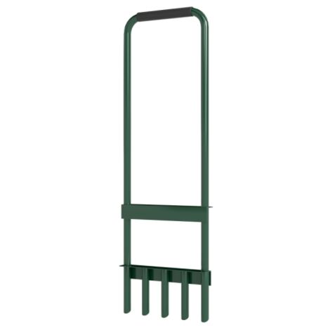 Aérateur de gazon pour pelouse, largeur 30 cm, aérateur manuel avec poignée antidérapante, outils de jardinage, rail au sol, scarificateur, aération du sol, entretien de la pelouse pour jardins et cou (1/5)